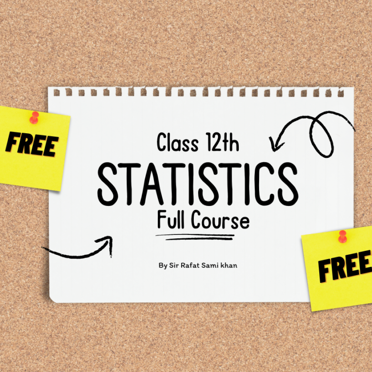 Class XII Statistics Full Course