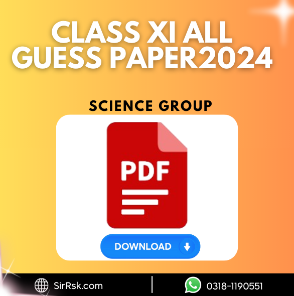 Class 11 All Guess Papers 2024 by SirRSK